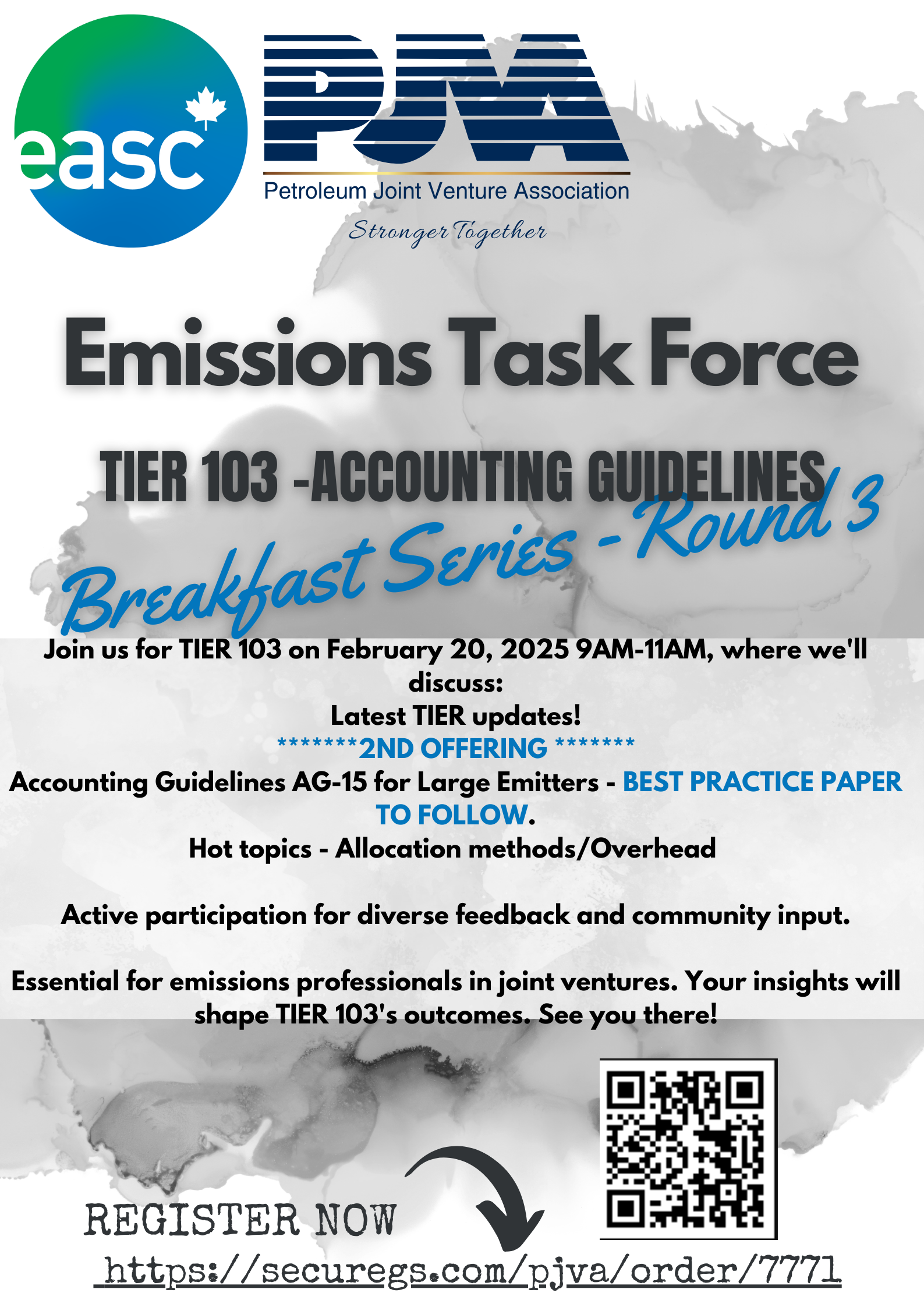 Event Tier 103 Emissions Task Force 2025-02-20